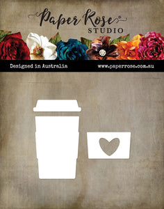Paper Rose Die Set - Coffee Cup Small