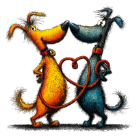 5 Crazy Ladies Stickers - Doggie Best Friends
