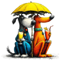 5 Crazy Ladies Stickers - Doggie Best Friends
