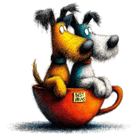 5 Crazy Ladies Stickers - Doggie Best Friends
