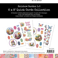Paper Rose Rainbow Garden 6" x 8" Quick Cards Collection