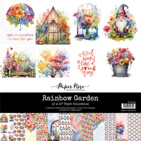 Paper Rose Rainbow Garden 12' x 12' Paper Collection