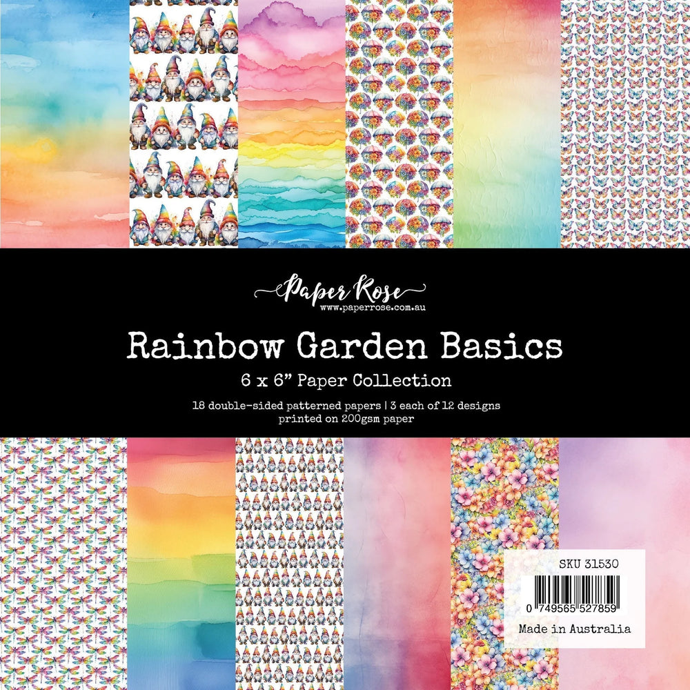 Paper Rose Rainbow Garden Basics 6