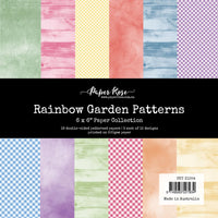 Paper Rose Rainbow Garden Patterns 6" x 6" Paper Collection