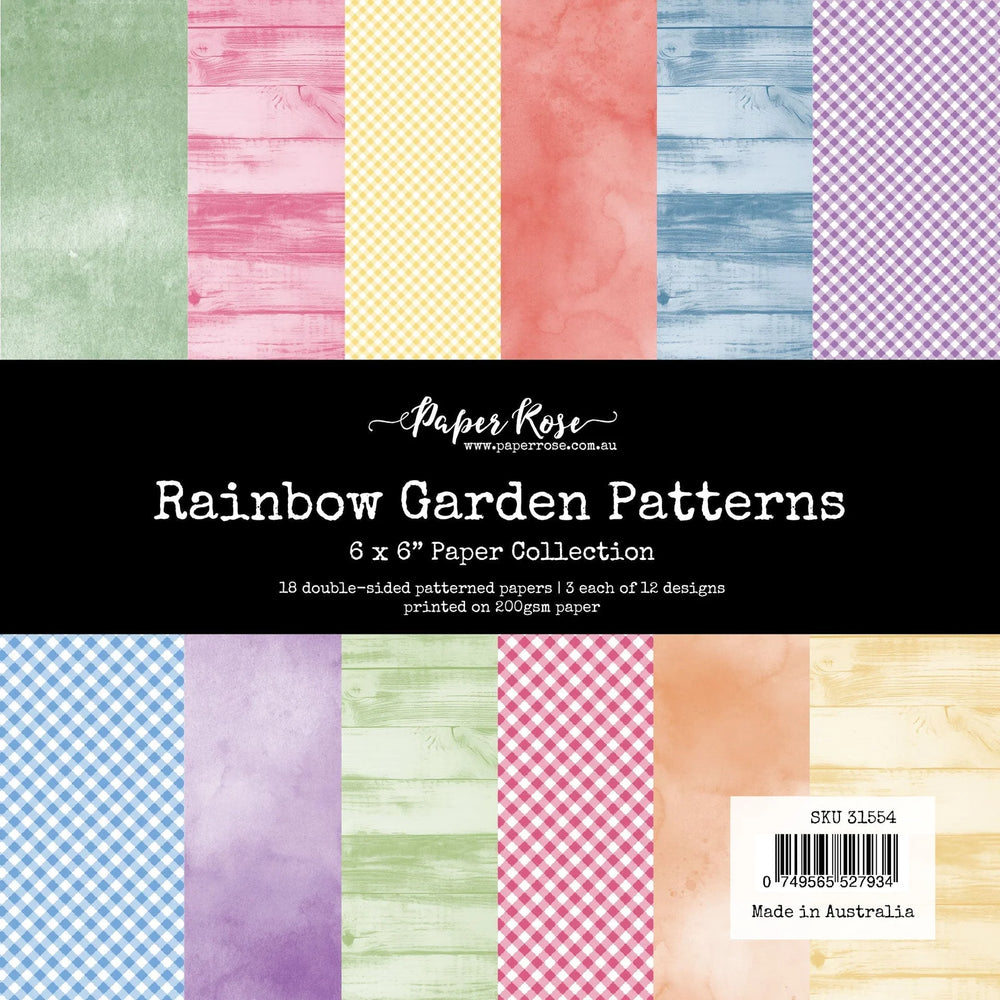 Paper Rose Rainbow Garden Patterns 6