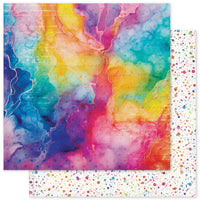 Paper Rose 12" x 12" Patterned Paper - Rainbow Village - C