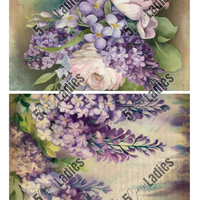 5 Crazy Ladies Collage Paper - Purple Passion
