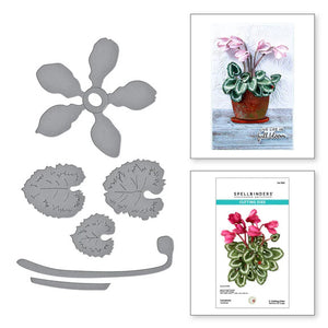 Spellbinders Die Set - Cyclamen (Winter's Grace Garden Collection by Susan Tierney-Cockburn)