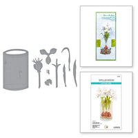 Spellbinders Die Set - Paperwhites and Glass Vase (Winter's Grace Garden Collection by Susan Tierney-Cockburn)