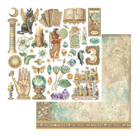 Stamperia Patterned Double Face Sheet - Fortune - Elements