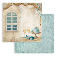 Stamperia Patterned Double Face Sheet - Masquerade - Window