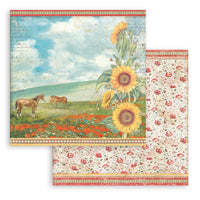 Stamperia Paper Pack 12" x 12" - Sunflower Art