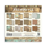 Stamperia Scrapbooking Pad 10 Sheets 12" x 12" Maxi Background Selection - Fortune - Land of the Pharaohs
