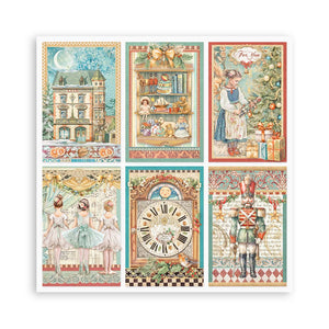 Stamperia Scrapbooking Pad 10 Sheets 12" x 12" - The Nutcracker