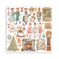 Stamperia Scrapbooking Pad 10 Sheets 12" x 12" - The Nutcracker
