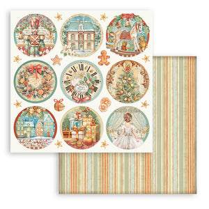 Stamperia Scrapbooking Pad 10 Sheets 12" x 12" - The Nutcracker