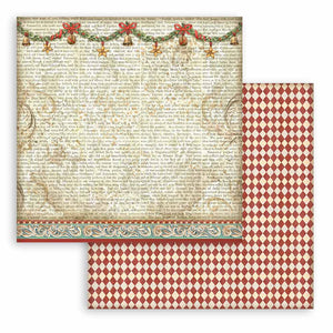 Stamperia Scrapbooking Pad 10 Sheets 12" x 12" Maxi Background Selection - The Nutcracker