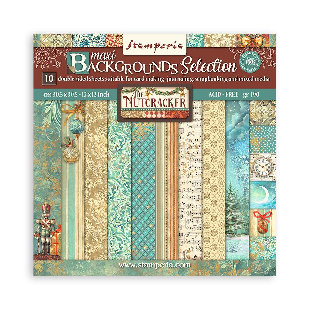 Stamperia Scrapbooking Pad 10 Sheets 12