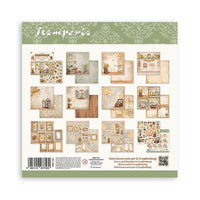 Stamperia Scrapbooking Pad 10 Sheets 12" x 12" - Golden Harmony
