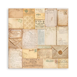 Stamperia Scrapbooking Pad 10 Sheets 12" x 12" - Golden Harmony