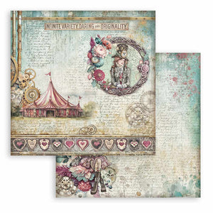 Stamperia Scrapbooking Pad 10 Sheets 12" x 12" - Master of Magic