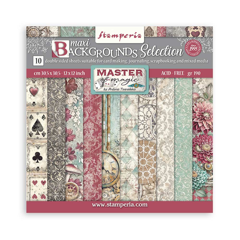 Stamperia Scrapbooking Pad 10 Sheets 12