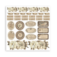 Stamperia Scrapbooking Pad 10 Sheets 12" x 12" - Old Lace
