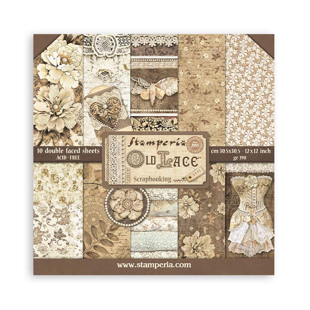 Stamperia Scrapbooking Pad 10 Sheets 12