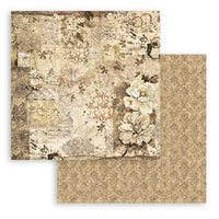 Stamperia Scrapbooking Pad 10 Sheets 12" x 12" - Old Lace
