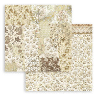 Stamperia Scrapbooking Pad 10 Sheets 12" x 12" - Old Lace
