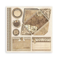 Stamperia Scrapbooking Pad 10 Sheets 12" x 12" - Old Lace
