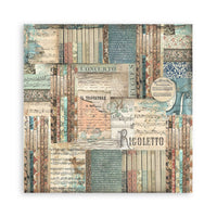 Stamperia Scrapbooking Pad 10 Sheets 12" x 12" - Music
