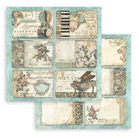 Stamperia Scrapbooking Pad 10 Sheets 12" x 12" - Music
