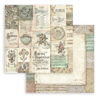 Stamperia Scrapbooking Pad 10 Sheets 12" x 12" - Music
