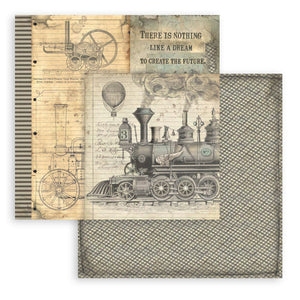 Stamperia Paper Pack 12"x 12" - Voyages Fantastiques