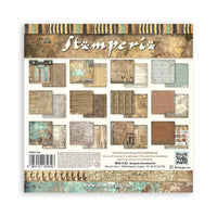 Stamperia Scrapbooking Pad 10 Sheets 8" x 8"  Background Selection - Fortune - Land of the Pharaohs

