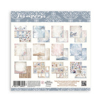 Stamperia Scrapbooking Small Pad 10 Sheets 8" x 8" - Dewdrops
