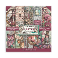 Stamperia Scrapbooking Small Pad 10 Sheets 8" x 8" - Master of Magic
