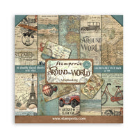 Stamperia Paper Pack 8" x 8" - Around the World
