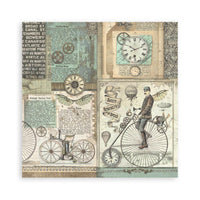 Stamperia Paper Pack 8" x 8" - Voyages Fantastiques
