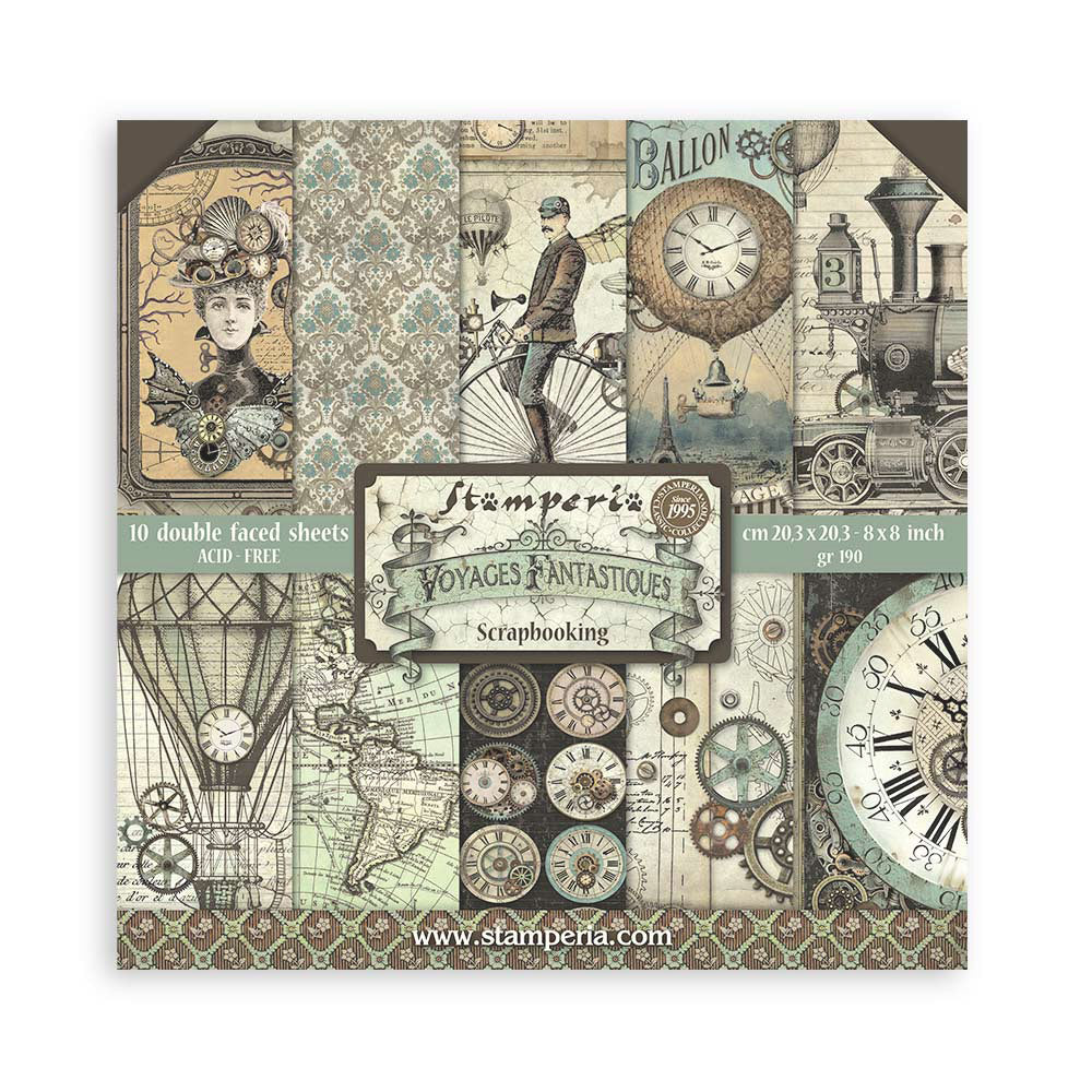 Stamperia Paper Pack 8