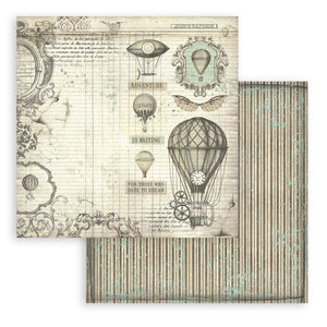 Stamperia Paper Pack 8" x 8" - Voyages Fantastiques