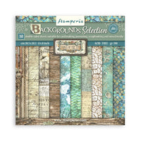 Stamperia Paper Pack 8" x 8" - Backgrounds Songs of the Sea
