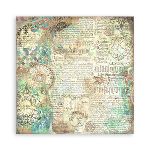 Stamperia Scrapbooking Pad 22 Sheets 8" x 8" Single Face - Fortune