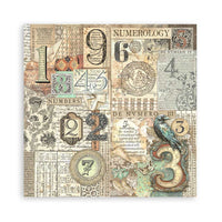 Stamperia Scrapbooking Pad 22 Sheets 8" x 8" Single Face - Fortune
