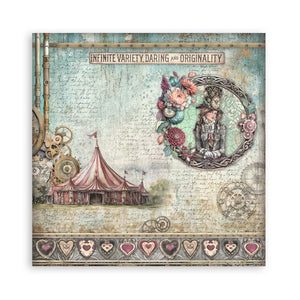 Stamperia Scrapbooking Pad 22 Sheets 12" x 12" Single Face - Master of Magic