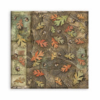 Stamperia Scrapbooking Pad 22 Sheets 12" x 12" Single Face - Forest
