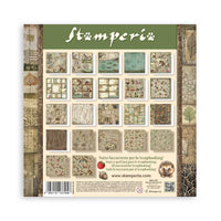 Stamperia Scrapbooking Pad 22 Sheets 12" x 12" Single Face - Forest
