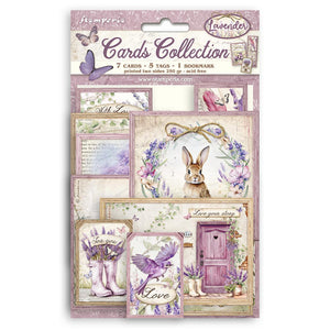 Stamperia Cards Collections - Lavender