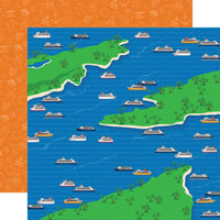 Carta Bella 12" x 12" Patterned Paper - Ocean Blue
